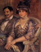 Pierre Renoir M and Mme Bernheim de Villers USA oil painting artist